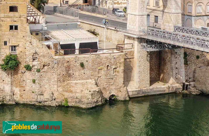 Amposta - Castell. Muralla fluvial
