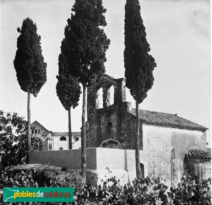 Castellbisbal - Sant Quintí de Can Pedrerol de Baix (Foto: Josep Salvany. Fons Salvany. Biblioteca de Catalunya-, 1913) Castellbisbal - Sant Quintí de Can Pedrerol de Baix