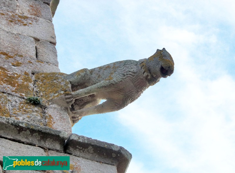 Llinars del Vallès - Església de Sant Sadurní de Collsabadell. Gàrgola (Foto: Albert Esteves, 2023) Llinars del Vallès - Església de Sant Sadurní de Collsabadell. Gàrgola