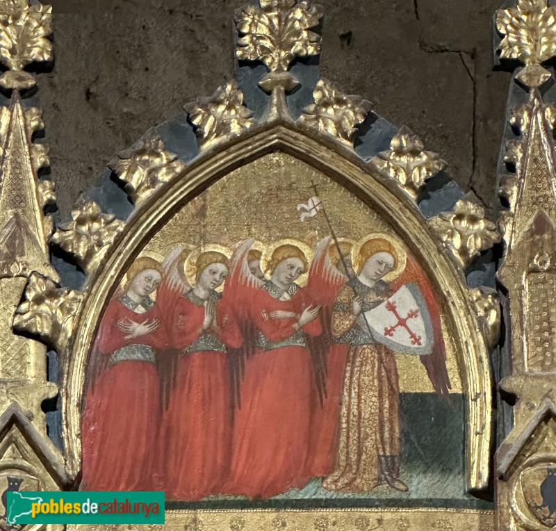 Sant Cugat del Vallès - Monestir. Retaule de Santa Maria de Tots el Sants (Foto: Albert Esteves, 2023) Sant Cugat del Vallès - Monestir. Retaule de Santa Maria de Tots el Sants