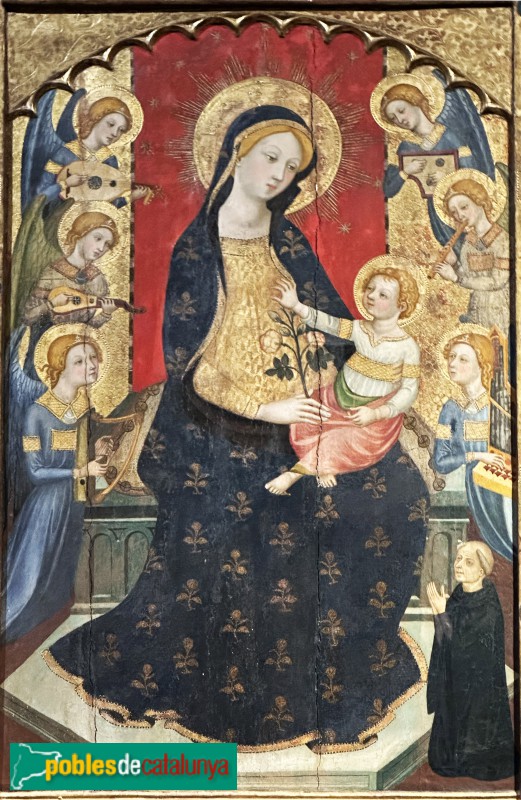 Sant Cugat del Vallès - Monestir. Retaule de Santa Maria de Tots el Sants (Foto: Albert Esteves, 2023) Sant Cugat del Vallès - Monestir. Retaule de Santa Maria de Tots el Sants