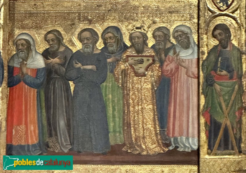 Sant Cugat del Vallès - Monestir. Retaule de Santa Maria de Tots el Sants (Foto: Albert Esteves, 2023) Sant Cugat del Vallès - Monestir. Retaule de Santa Maria de Tots el Sants