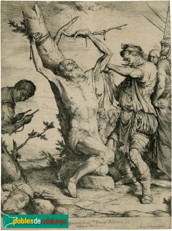 Gravat de José Ribera. Real Academia de Bellas Artes de San Fernando Gravat de José Ribera. Real Academia de Bellas Artes de San Fernando