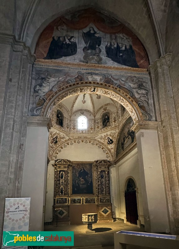 Sant Cugat del Vallès - Monestir de Sant Cugat. Capella de Santa Escolàstica (Foto: Albert Esteves, 2023) Sant Cugat del Vallès - Monestir de Sant Cugat. Capella de Santa Escolàstica