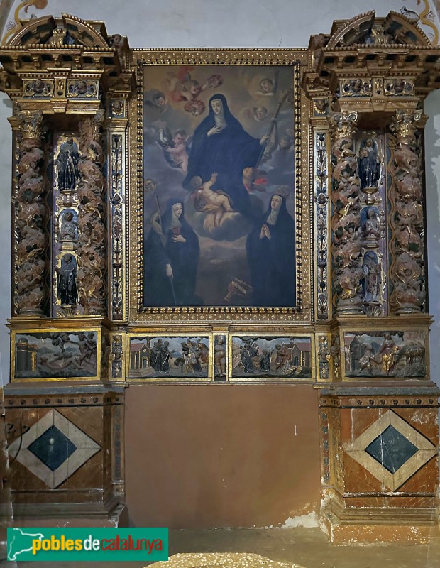 Sant Cugat del Vallès - Monestir de Sant Cugat. Capella de Santa Escolàstica (Foto: Albert Esteves, 2023) Sant Cugat del Vallès - Monestir de Sant Cugat. Capella de Santa Escolàstica