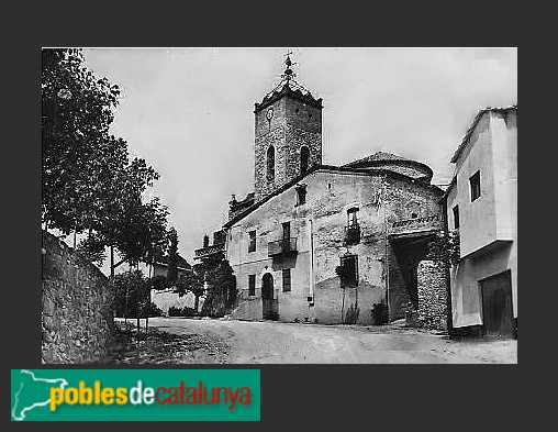 Santa Eulàlia de Ronçana - Rectoria. Postal antiga