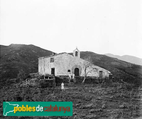 Sant Pere de Vilamajor - Ermita de Sant Elies (Foto: <i>Ignasi Canals -Arxiu Fotogràfic Centre Excursionista de Catalunya-</i>, 1927) Sant Pere de Vilamajor - Ermita de Sant Elies