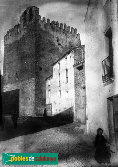 La Galera - Torre de la Galera (Foto: <i>Lluís Marià Vidal -Arxiu Fotogràfic Centre Excursionista de Catalunya-</i>, 1880-1912) La Galera - Torre de la Galera