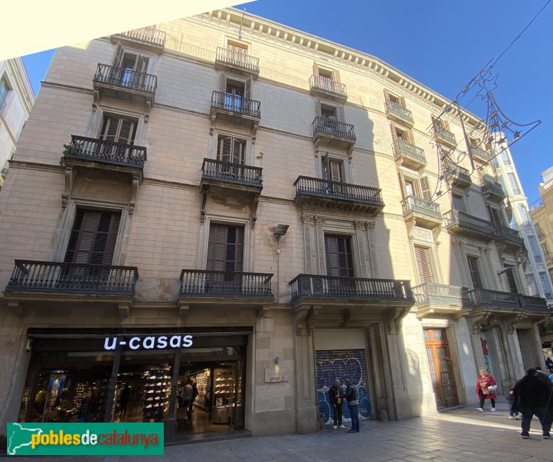 Barcelona - Portaferrissa, 25 (Foto: Albert Esteves, 2019) Barcelona - Portaferrissa, 25