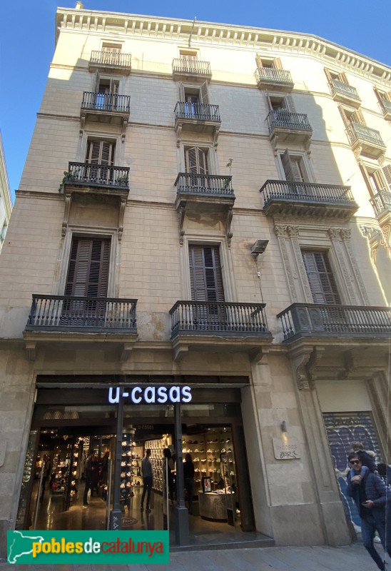 Barcelona - Portaferrissa, 25 (Foto: Albert Esteves, 2019) Barcelona - Portaferrissa, 25