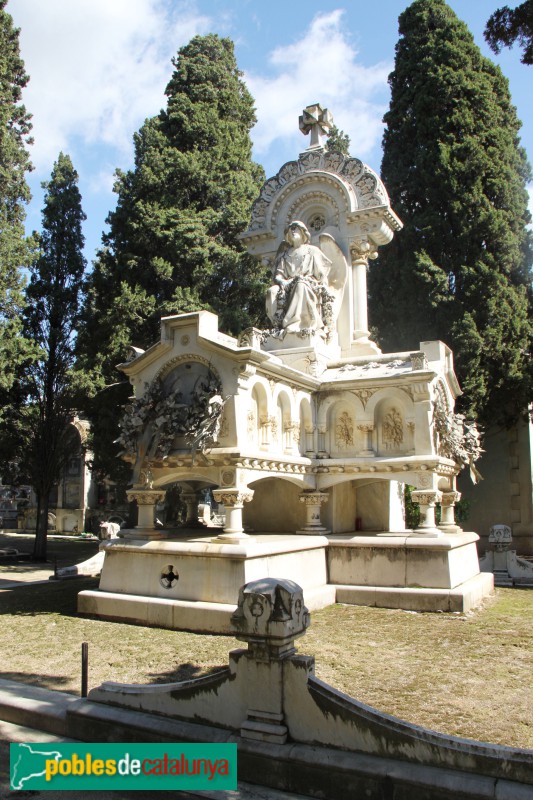 Vilafranca del Penedès - Cementiri. Panteó Ramon Marimon