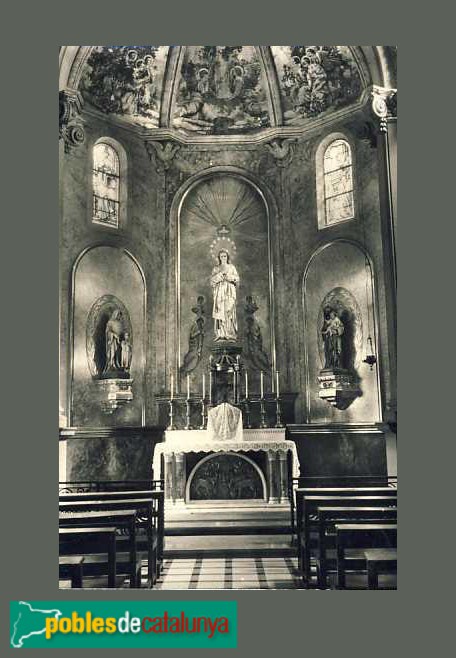 Vilafranca del Penedès - Església de la Mare de Déu del Pilar. Postal antiga Vilafranca del Penedès - Església de la Mare de Déu del Pilar. Postal antiga