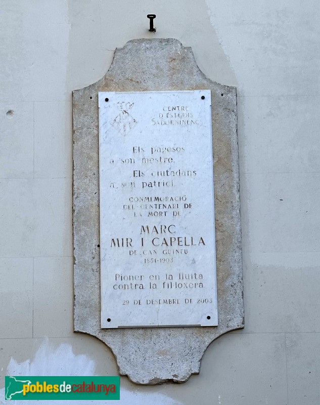 Sant Sadurní d'Anoia - Fassina de Can Guineu (Foto: Albert Esteves, 2024) Sant Sadurní d'Anoia - Fassina de Can Guineu