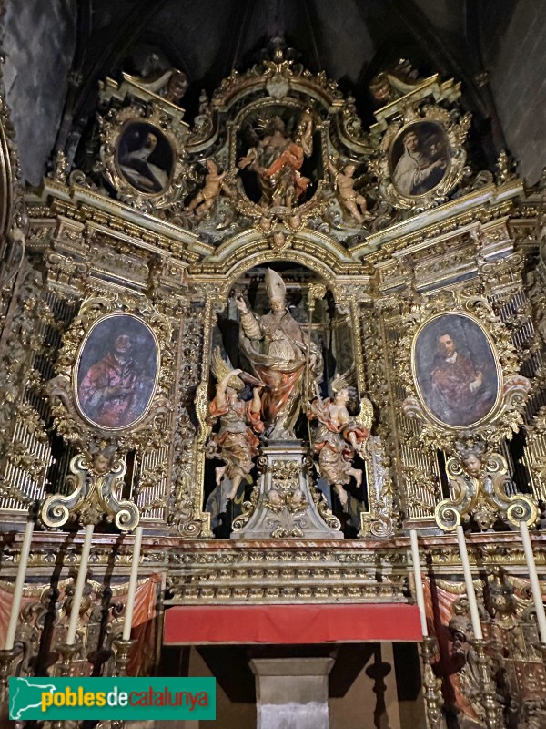 Girona - Catedral. Retaule de Sant Narcís