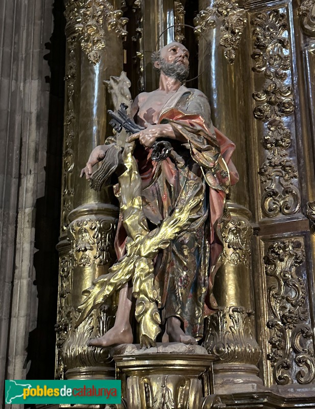 Girona - Catedral. Retaule de Sant Isidor