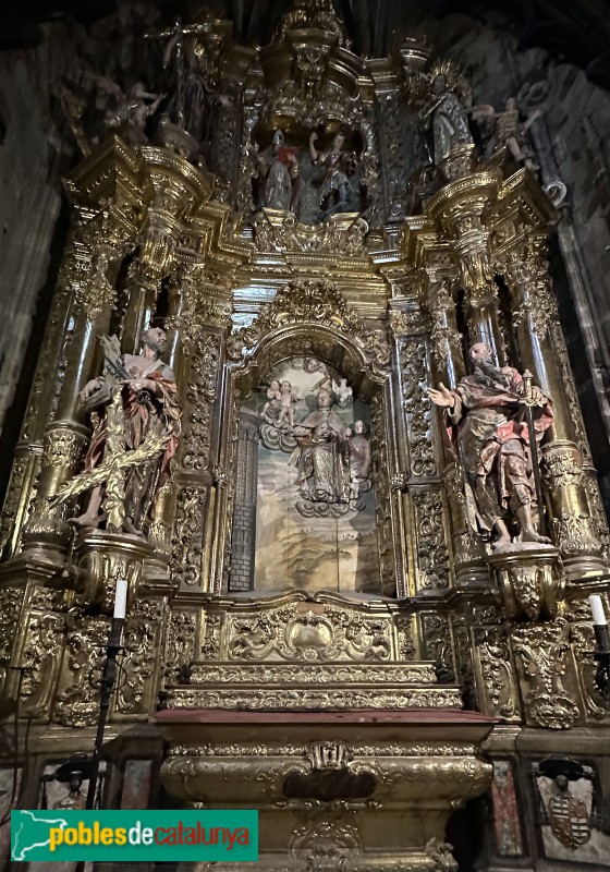 Girona - Catedral. Retaule de Sant Isidor