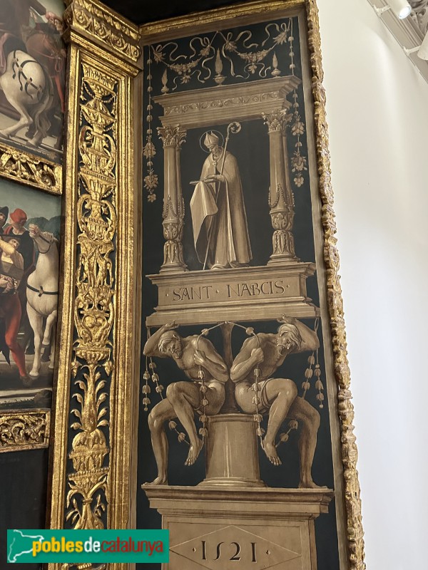 Girona - Tresor de la catedral. Retaule de Santa Elena