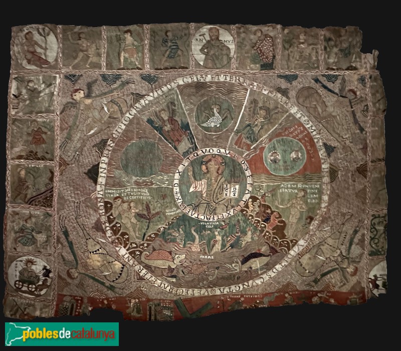 Girona - Tresor de la catedral. Tapís de la Creació (Foto: Albert Esteves, 2024) Girona - Tresor de la catedral. Tapís de la Creació