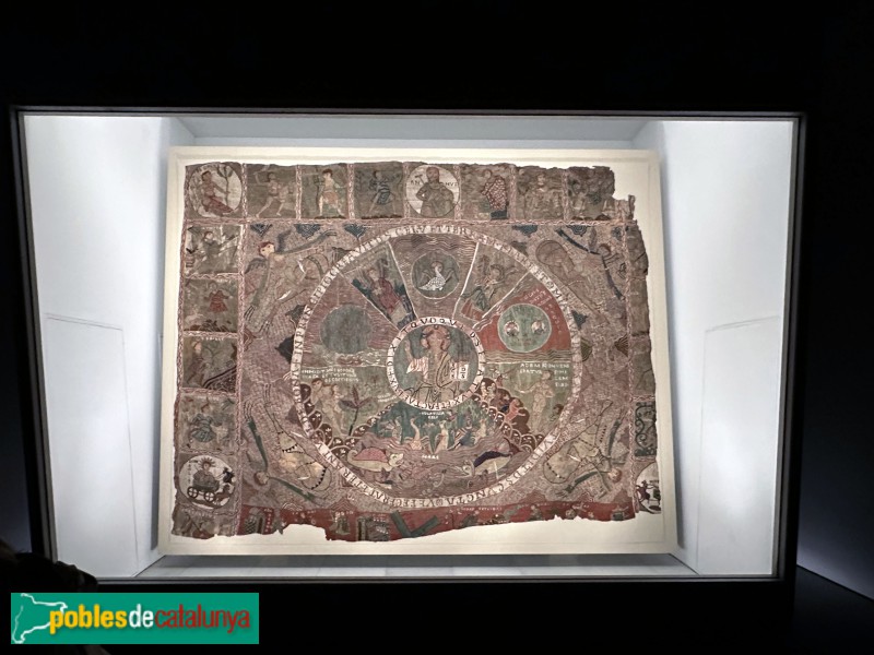 Girona - Tresor de la catedral. Tapís de la Creació (Foto: Albert Esteves, 2024) Girona - Tresor de la catedral. Tapís de la Creació