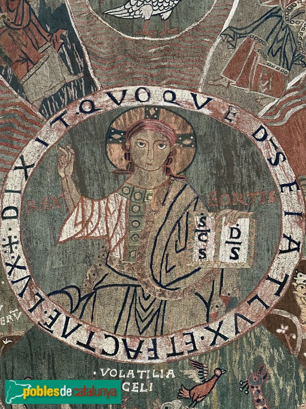 Girona - Tresor de la catedral. Tapís de la Creació (Foto: Albert Esteves, 2024) Girona - Tresor de la catedral. Tapís de la Creació