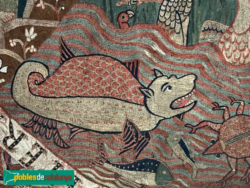 Girona - Tresor de la catedral. Tapís de la Creació (Foto: Albert Esteves, 2024) Girona - Tresor de la catedral. Tapís de la Creació