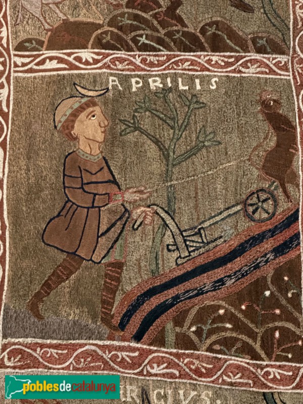 Girona - Tresor de la catedral. Tapís de la Creació (Foto: Albert Esteves, 2024) Girona - Tresor de la catedral. Tapís de la Creació