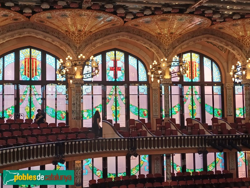 Barcelona - Palau de la Música. Sala de concerts