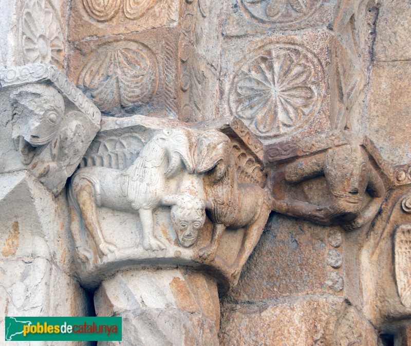 Girona - Sant Pere de Galligants. Portada (Foto: Albert Esteves, 2024) Girona - Sant Pere de Galligants. Portada