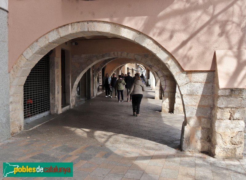 Girona - Porxos de la plaça Catalunya