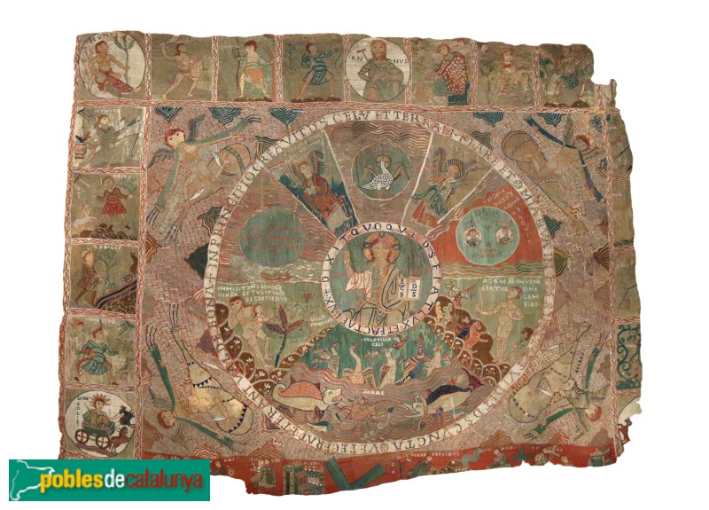 Girona - Tresor de la catedral. Tapís de la Creació (Foto: Albert Esteves, 2024) Girona - Tresor de la catedral. Tapís de la Creació