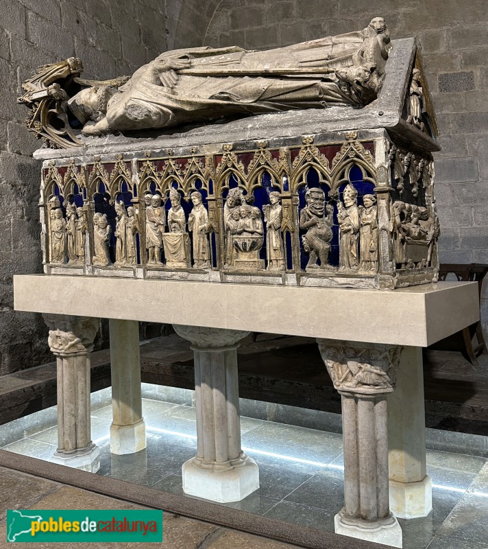 Girona - Església de Sant Feliu. Sepulcre de Sant Narcís (Foto: Albert Esteves, 2024) Girona - Església de Sant Feliu. Sepulcre de Sant Narcís