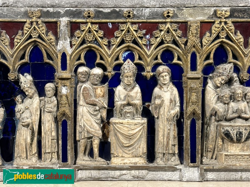 Girona - Església de Sant Feliu. Sepulcre de Sant Narcís (Foto: Albert Esteves, 2024) Girona - Església de Sant Feliu. Sepulcre de Sant Narcís