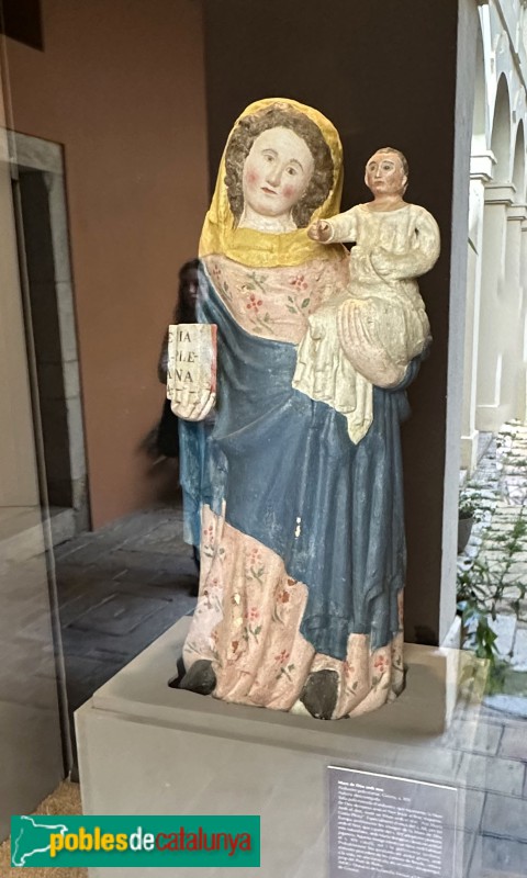 Girona - Museu d'Història de Girona. Marededeu del segle XIV (Foto: Albert Esteves, 2024) Girona - Museu d'Història de Girona. Marededeu del segle XIV