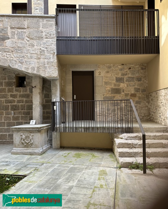 Girona - Pati al carrer dels Alemanys (Foto: Albert Esteves, 2024) Girona - Pati al carrer dels Alemanys