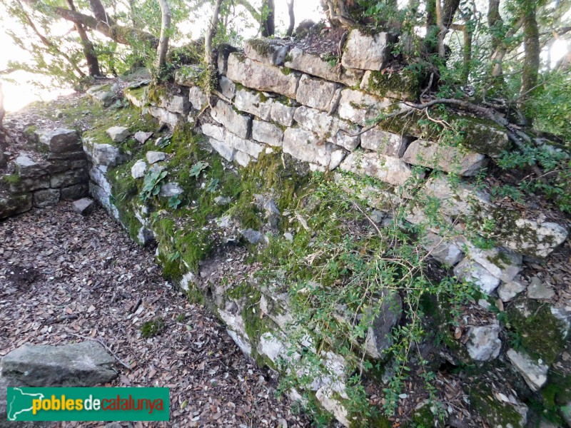 Vilanova de Sau - Restes del castell de Cornil