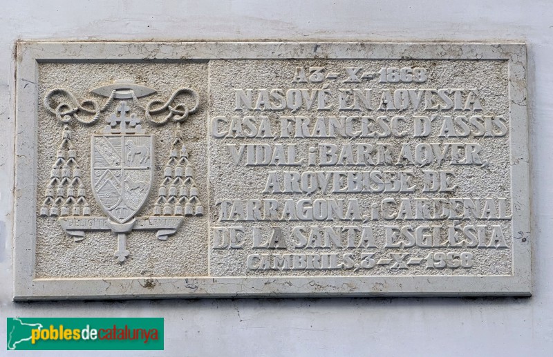 Cambrils - Casa Vidal i Barraquer