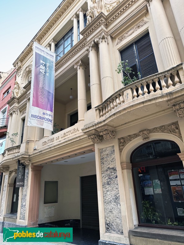 Reus - Casal dels Marquesos de Tamarit (Centre de Lectura) (Foto: Albert Esteves, 2024) Reus - Casal dels Marquesos de Tamarit (Centre de Lectura)