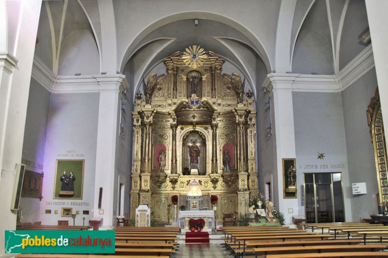 Vilobí d'Onyar - Església de Sant Esteve (Foto: Albert Esteves, 2012) Vilobí d'Onyar - Església de Sant Esteve