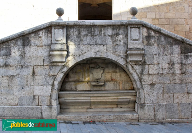 Santa Coloma de Farners - Plaça Farners (Foto: Albert Esteves, 2011) Santa Coloma de Farners - Plaça Farners