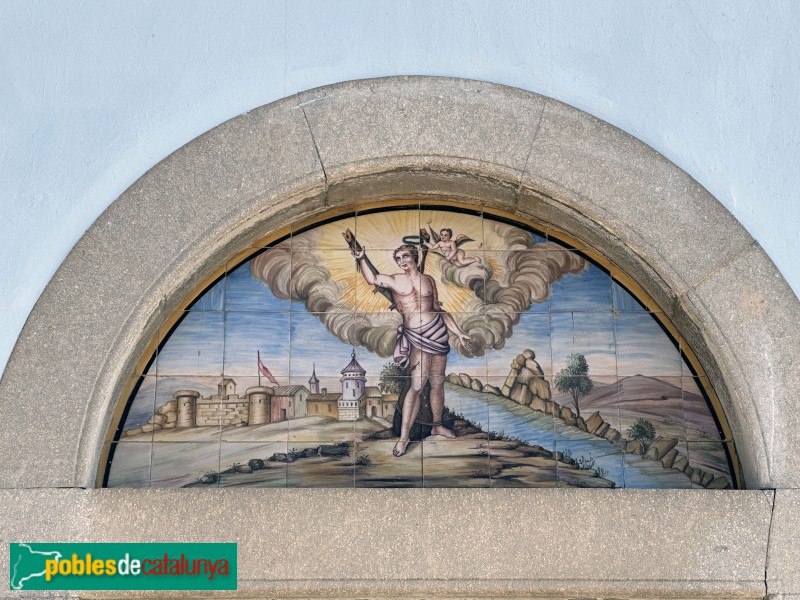 Santa Coloma de Farners - Església de Sant Sebastià (Foto: Albert Esteves, 2024) Santa Coloma de Farners - Església de Sant Sebastià