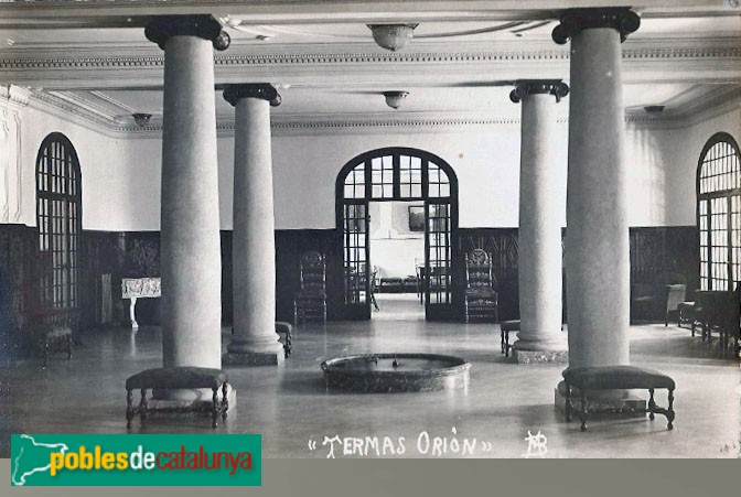 Santa Coloma de Farners - Balneari Termes Orion. Postal antiga Santa Coloma de Farners - Balneari Termes Orion. Postal antiga