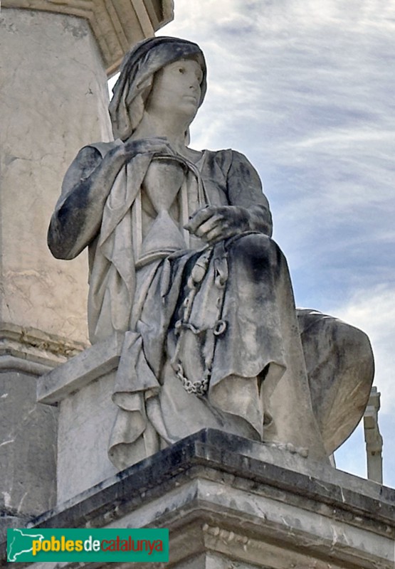 Reus - Cementiri. Panteó Òdena-Yglesias. La Temprança (Venanci Vallmitjana)