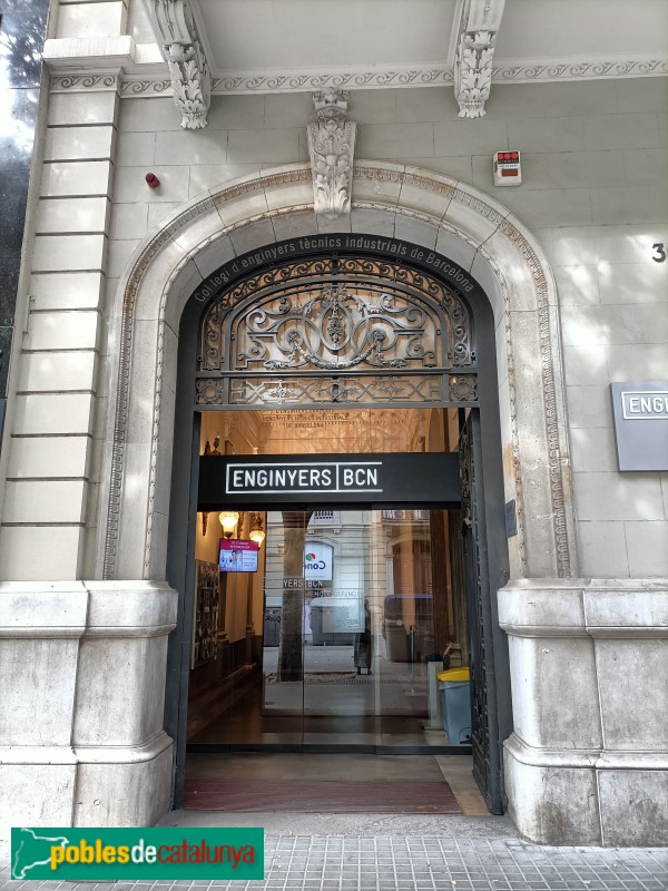 Barcelona - Seu del Col·legi d'Enginyers Tècnics (Foto: Anna Corcoll, 2024) Barcelona - Seu del Col·legi d'Enginyers Tècnics