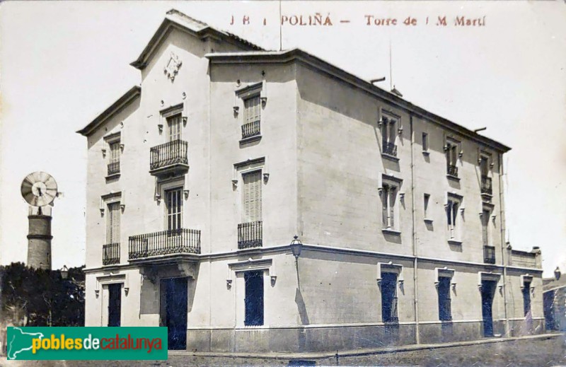 Polinyà - Torre Martí. Postal antiga Polinyà - Torre Martí. Postal antiga