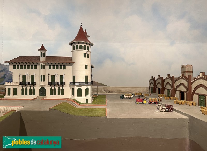 Sant Sadurní d'Anoia - Can Codorníu. Maqueta al Vinseum de Vilafranca (Foto: Albert Esteves, 2024) Sant Sadurní d'Anoia - Can Codorníu. Maqueta al Vinseum de Vilafranca