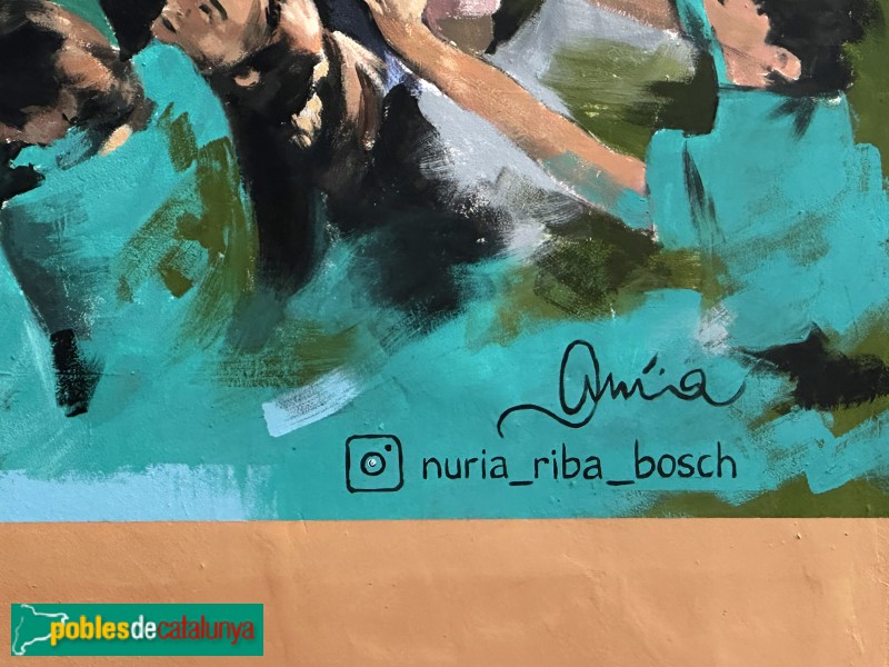 Vilafranca del Penedès - Mural <i>Pilar de 9</i>