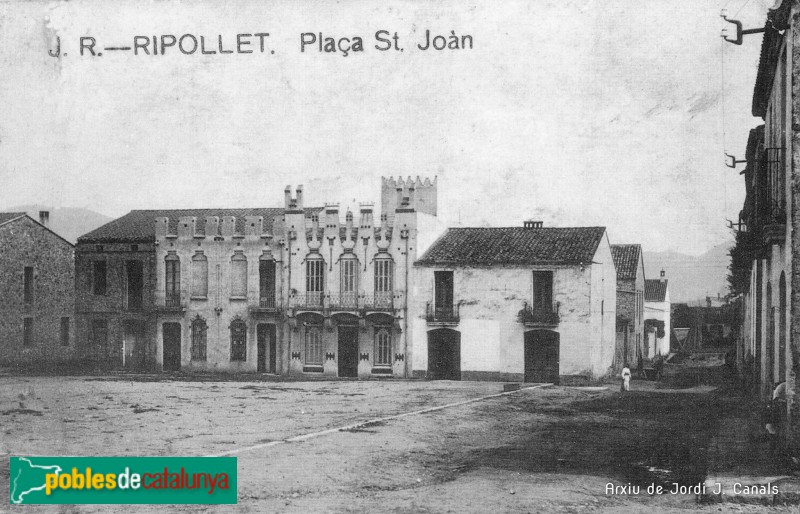 Ripollet - Can Magí. Postal dels anys 20 - <i>Arxiu Jordi J. Canals</i>