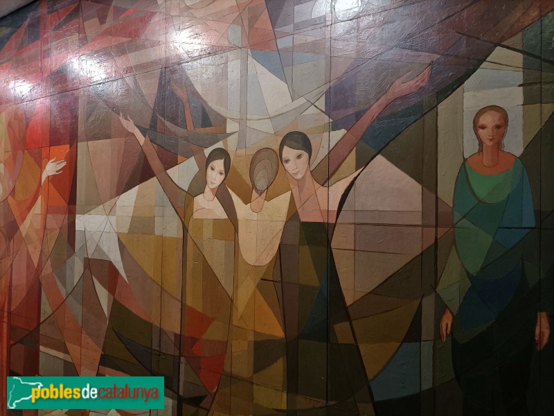 Barcelona - Mural <i>Himne al sol</i>