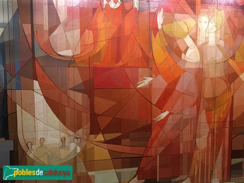 Barcelona - Mural <i>Himne al sol</i>