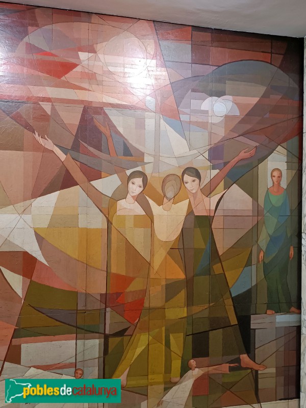 Barcelona - Mural <i>Himne al sol</i>